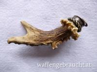 Nr. 5: Rehknöpfler mit Fassung aus Silber 925, 6 cm