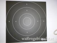 Zielscheiben Einsteckspiegel 26 x 26 cm NEU 250 Stück
