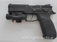 Neuwertige Kleinkaliberpistole CZ P-09 22lr Kadet