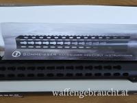Schmeisser Handschutz / Handguard für AR-15 Free-Float Keymod Slim-Line Long 39cm/15,4" schwarz