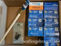 202 Schuss diverse Schrotpatronen + Reinigungsset Cal. 12
