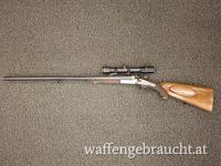 Ferlacher Hahnbüchsflinte, Kaliber 9,3x72R - 16/65, Kahles 4x32