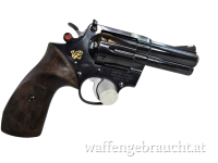 gebr. KORTH Revolver mit Holzgriffschale und goldenes Monogramm, Zustand: Neuwertig, NPR: € 3.150,00