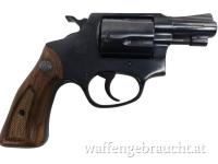 gebr. ROSSI Revolver Mod. 27 Brüniert mit Holzgriff, Zustand: Neuwertig
