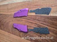 Griffstücke  CZ Shadow II  Lila  neu