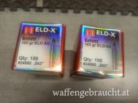 Geschosse Hornady 6mm cal .243 103gr ELD-X