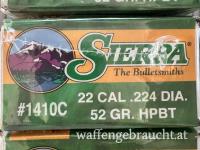 Sierra Geschosse .224/52gr  Match King 500er Pak - auf Lager ! 