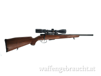 Anschütz mit .17 Hornet Lauf vom Büchsenmacher eingezogen mit Nikko Stirling 3-9x40