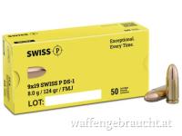 **Schweizer Präzision - Top Preis** SWISS P 9mm Luger 9x19 DS-1 124gr 1000 STK