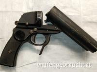 Doppelläufige Fliegerleuchtpistole, Kal.4, Modell „L“, Fl.24483, fzs1943(Fliegergerät) Heinrich Krieghoff Leuchtpistole !! - RKJ