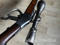 Ferlacher Blockbüchse mit Leupold Zielfernrohr/Montage