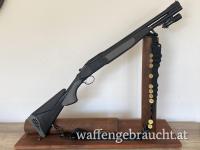 Doppelflinte kurz (95cm) für Nachsuche/Home Defense. Kal. 12/76. Licht und Gurt