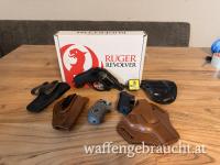 Ruger LCR Revoler im Kaliber 9mm mit umfangreichem Zubehör