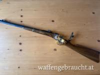 Pedersoli Rolling Block schwere Ausführung im Kaliber .357 Magnum mit Diopter und 8-Kantlauf