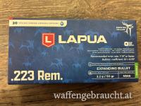 ABVERKAUF! Lapua Munition Centerfire Kal. .223Rem. Naturalis 20er Solid 3,2g 50gr
