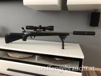 308 Jagdgewehr Bergara B14 mit Zielfernrohr, Schalldämpfer, Zweibein usw.