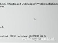 Luftgewehr Scheibenstreifen mit 10 Scheibenbildern