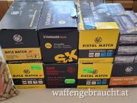 Munition 4000 Schuss, 22 lfr + 100 Schuss 9mm