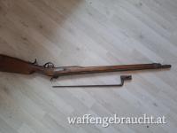 Österr. Infanteriegewehr M1842 (System Augustin) – datiert 1847 – inkl. Bajonett