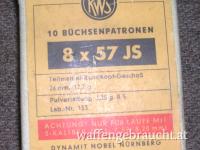 Büchsenpatronen 8X57 IS kleine Packung