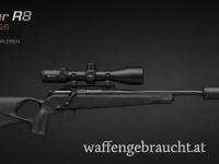 Blaser R8 Success mit Visier und Schalldämpfer