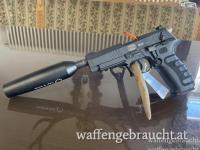 Mauser M20 Black Cerakote SD mit Schalldämpfer im Kaliber .22lr und Transportkoffer