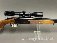 Voere Bockbüchsflinte Kal: 5,6x50R & 12/70. Swarovski Habicht 6x42. 