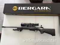 Bergara B14 Stoke Compact .308 Win + GPO Passion 3x 4–12x50i + Zweibein + Tasche