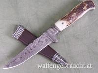 Funk Hirschhorn Damaszener - Jagdnicker mit Hirschhornschalen