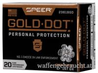 Speer Pistolenmunition Gold Dot 9 x 19 9,5g Gold Dot Hollow Point M02840 (VE 20)