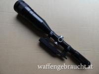 Zielfernrohr mit Doppelstachel B.Nickel (Supra) 4-16x56E/D  "Laufender Keiler 50m" mit passender Montage