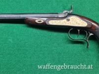 ORIGINAL Vorderlader Perkussionspistole Steinbach HISTORISCHES STÜCK in Kal 0,43