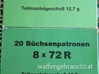 Patronen 8x72R Dorfner