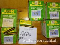 1x abgeschossene Hülsen im seltenen Kal. 6,5x64 Brenneke