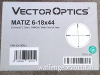 💥Zielfernrohr Matiz 6-18×44 25,5mm Tube NEU💥