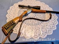 Sabatti Master light luxus Bockbüchsflinte/Kombi mit Schmidt & Bender 2,5-10x Optik.