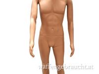 Schaufensterfigur KEN hautfarben, nackt, glatt – realistisch & standfest präsentiert!