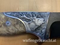 Jagdmesser Hirsch Gams Arabesken ELMAX Klinge
