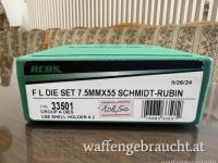 RCBS F L DIE SET Matrizenset mit Nummer 33501 für das Kaliber 7,5x55 Schmidt Rubin