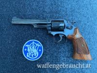 Graz Revolver Smith und Wesson Mod. 19-3 6 Zoll . 357 Mag. Bj. 1969 mit Originalschachtel
