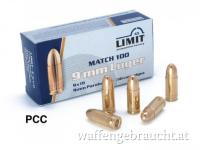 Wieder erhältlich! Limit Z 9mm Luger PCC FMJ 8,0g/124grs 1000 Schuss
