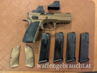 CZ Shadow 2 Bronze Limited Edition – gepflegt,  Eemantech getunt, mit Zubehör