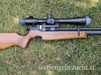 Pressluftgewehr CZ 200 S Hunter, cal. 5.5 mm inkl. Konuspro Optik, 10 Schuss Magazin, Pressluftflasche