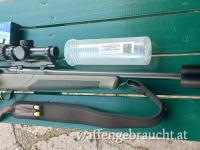 Blaser R8 Professional 2.0+Lauf 8,5x55+Schalldämpfer S.i.W. OBSK Ultra+ZFR 1-6x24 RD+Dentler+25 Patronen +Griffkäpp. in silber.