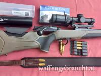 Blaser R8 Professional 2.0+Lauf 8,5x55+Schalldämpfer S.i.W. OBSK Ultra+ZFR 1-6x24 RD+Dentler+28 Patronen +Griffkäpp. in silber.