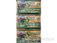 Geschosse Sierra MatchKing .224 (5,69 mm), 52 grs. HPBT 500 Stk. - auf Lager !