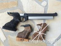 Steyr Pressluft LP Matchpistole / Service + Zubehör / 2 Griffe / Koffer