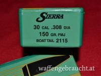 Geschoße Sierra GameKing #2115 cal .30 / .308 FMJBT  150 grs   200 Stk.