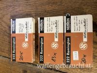 222 Remington Munition S&B abzugeben 