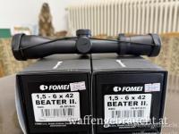 Fomei Beater II 1,5-6x42 SMC mit Absehen G4 (4 mit Leuchtpunkt)